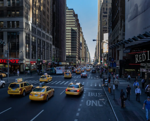 New York, yellow cabs