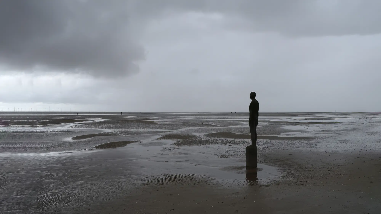 Another Place, Crosby Beach Engeland, Petra Renders